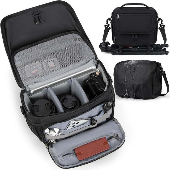 Camera bag with flexible dividers Bowlift