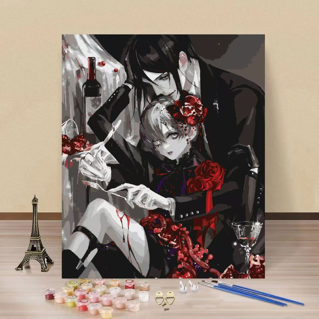 Gothic-Inspired Paint-by-Numbers Kit Bowlift