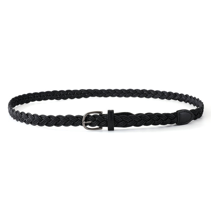 Braided Leather Belt Bowlift