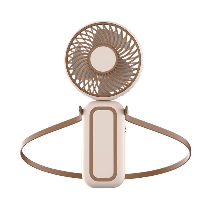 Women's Portable Neck Fan with Ergonomic Design and Adjustable Speed Control Bowlift