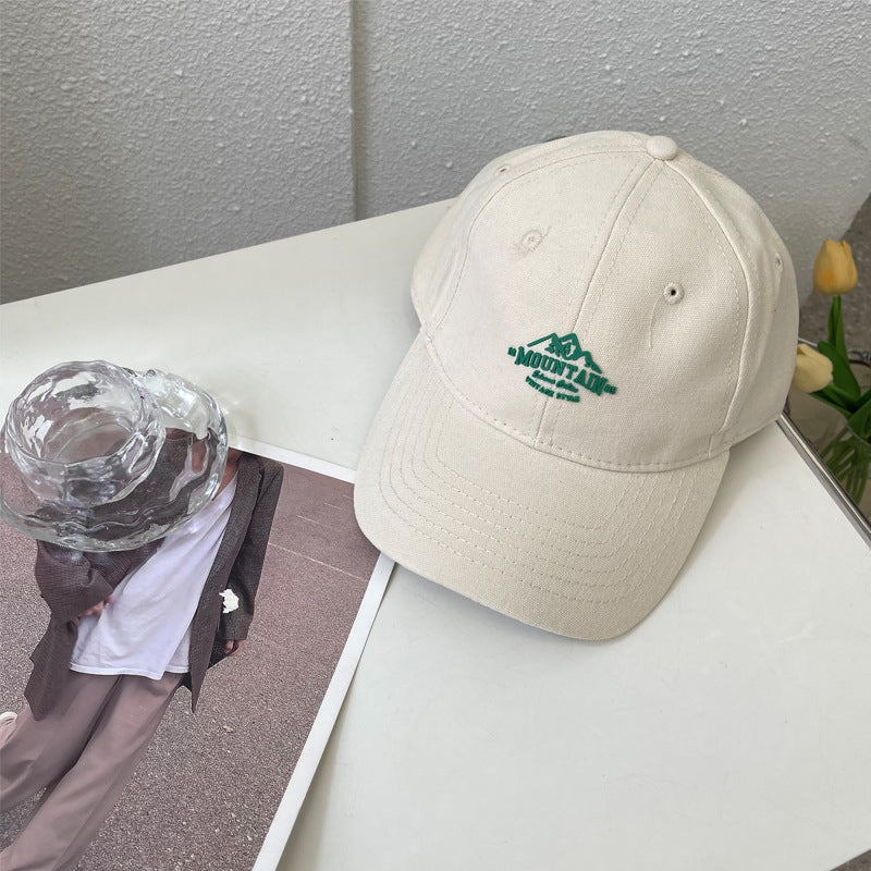 Men's Vintage-Inspired Mountain Graphic Baseball Cap Bowlift