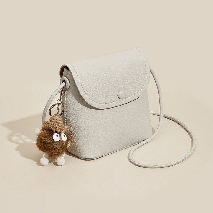 Compact Textured Crossbody Bag Bowlift