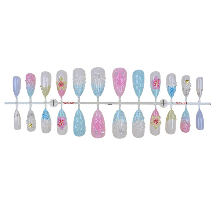 Artistic Press-On Nail Set Bowlift 1787294358