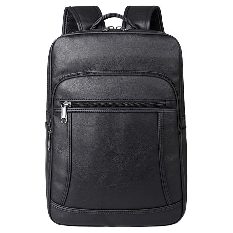 Sleek Professional Leather Laptop Backpack Bowlift