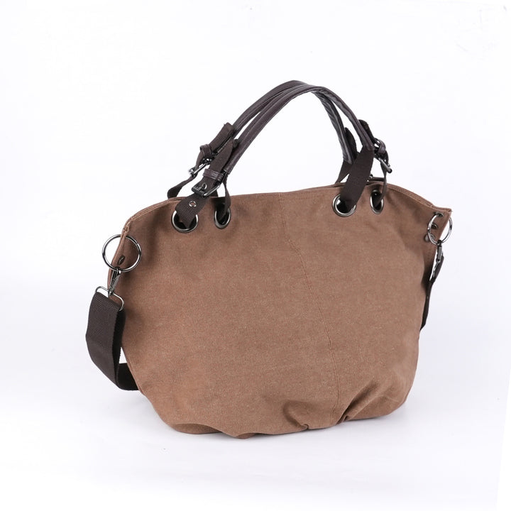 Stylish Multi-Pocket Canvas Handbag Bowlift