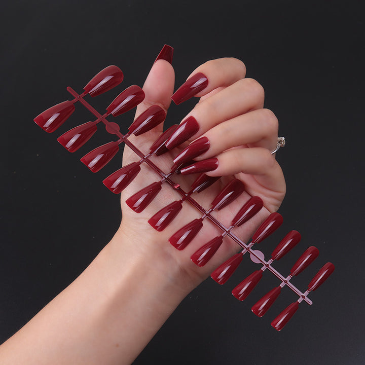 Stunning Black Stiletto Press-On Nails Bowlift