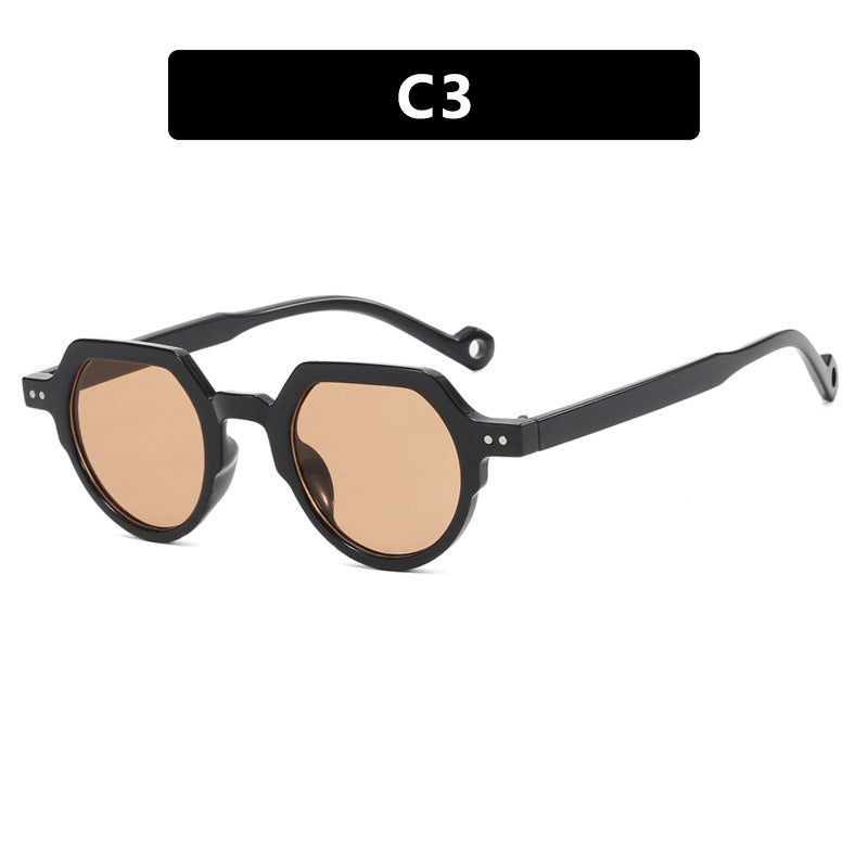 Women's geometric sunglasses with protective UV filter and sturdy frame Bowlift