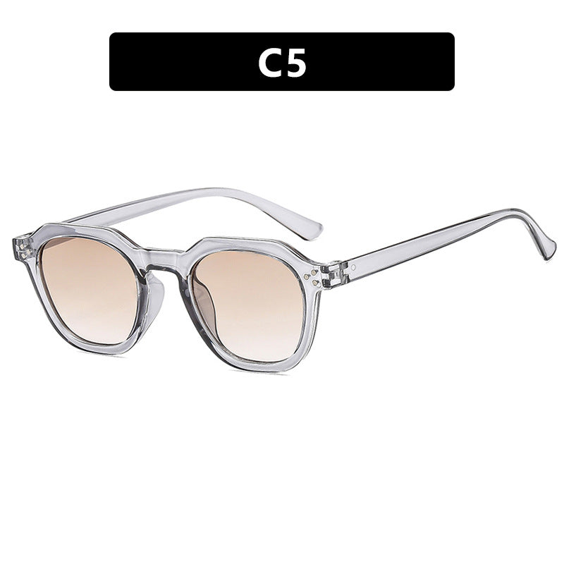 Ladies fashionable sunglasses in trendy hexagon design Bowlift