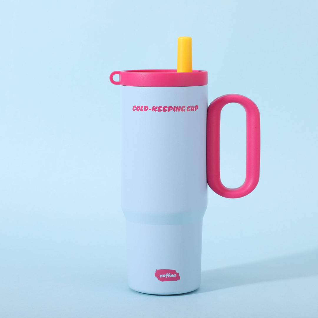 Women's cooling cup with integrated straw Bowlift