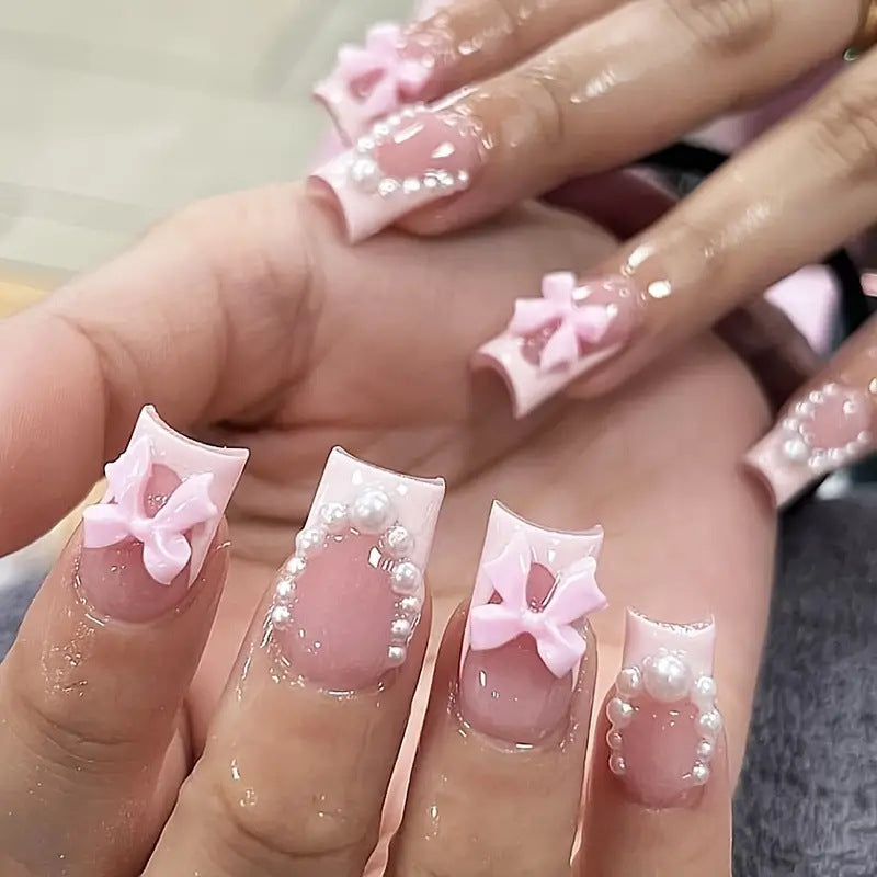 Decorative Rhinestone Nail Art Bowlift