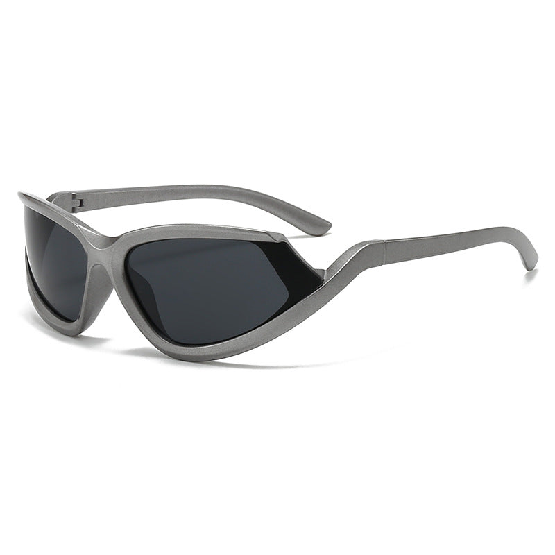 Women futuristic sunglasses with aerodynamic design Bowlift