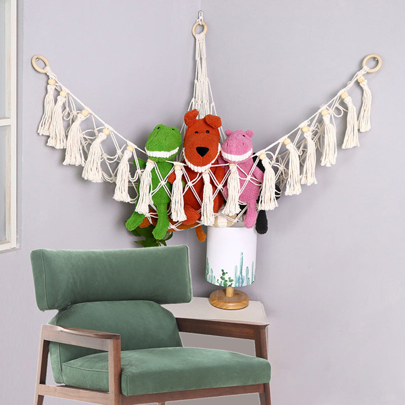 Macramé Hammock Hanging Storage
