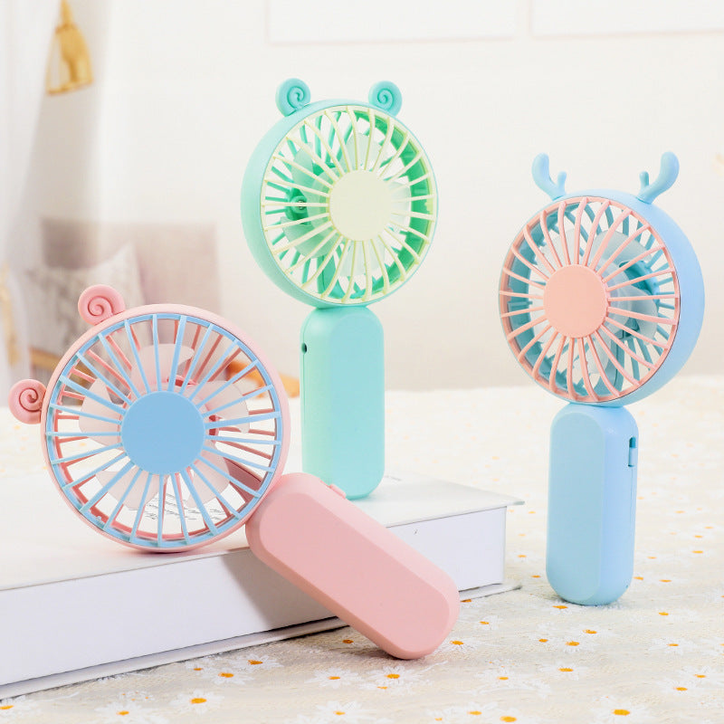 Women's Portable Hand Fan with Ergonomic Handle Bowlift