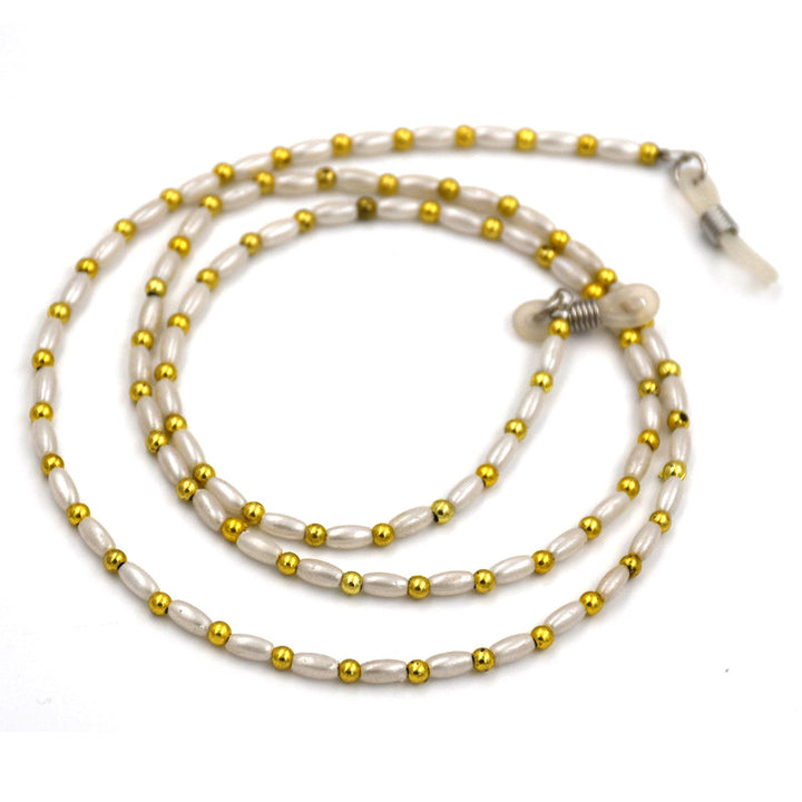 Elegant Beaded Eyewear Chain Bowlift