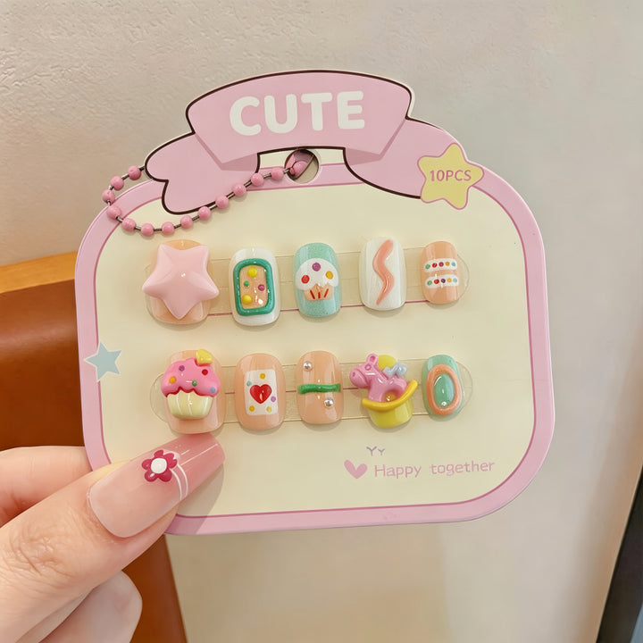 Creative Nail Art Set with Tropical Designs Bowlift