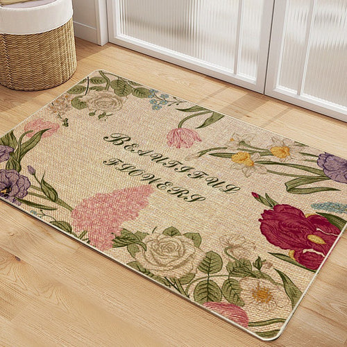 Floral Inspirational Area Rug