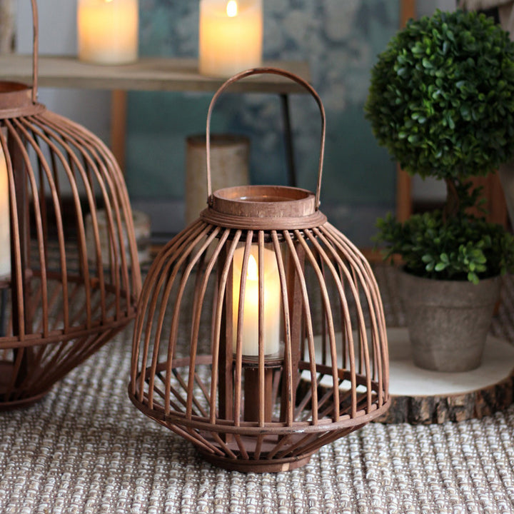 Decorative Rattan Lantern Bowlift