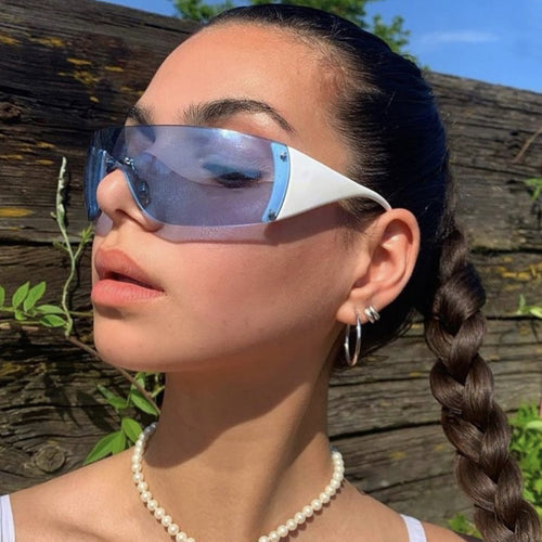 Women's stylish visor-like sunglasses Bowlift