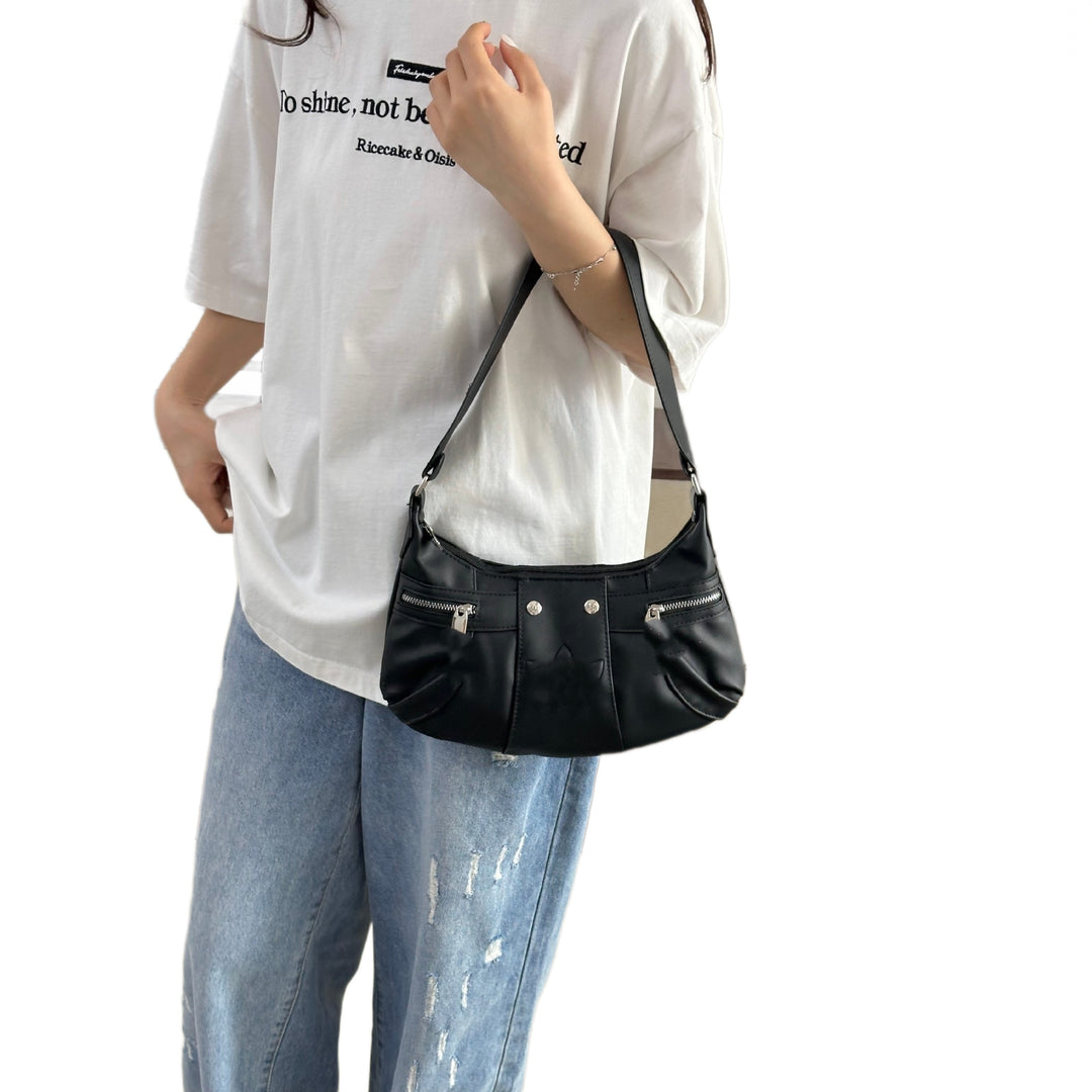 Elegant shoulder bag with multifunctional compartments Bowlift