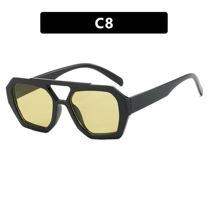 Women's geometric sunglasses with luxurious design Bowlift