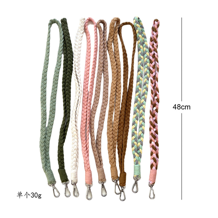 Braided Cotton Dog Leash Bowlift