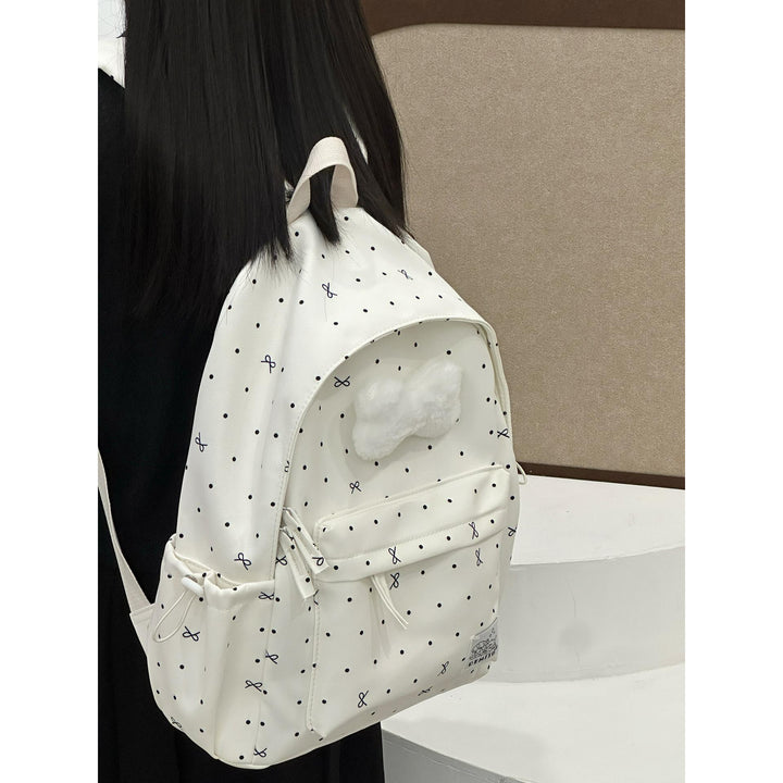 Playful Polka Dot Backpack Bowlift