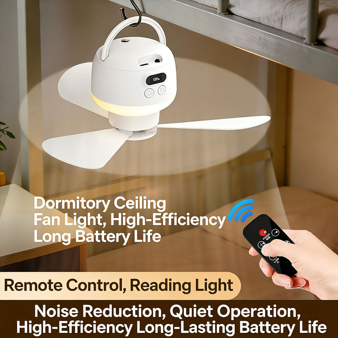 Portable Hanging LED Ceiling Fan Bowlift