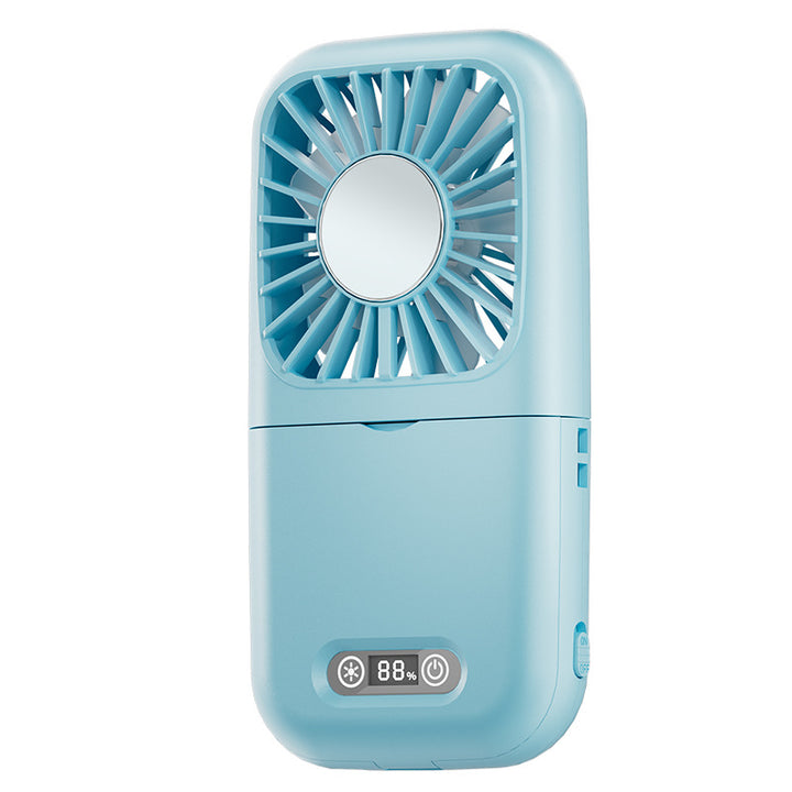 Unisex Portable Handheld Cooling Fan with LED Display Bowlift