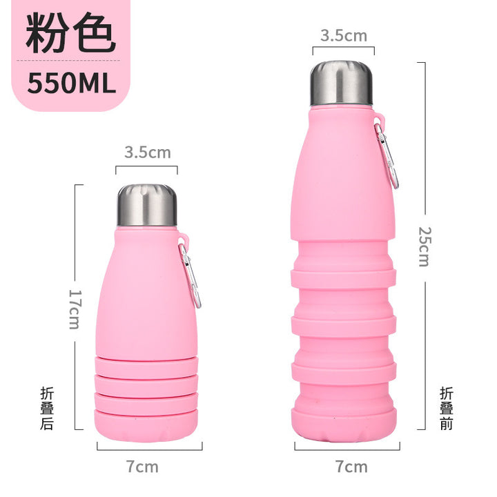 Women collapsible silicone water bottle Bowlift