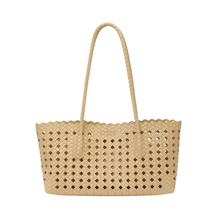 WoHandwoven Straw Market Tote Bag Bowlift