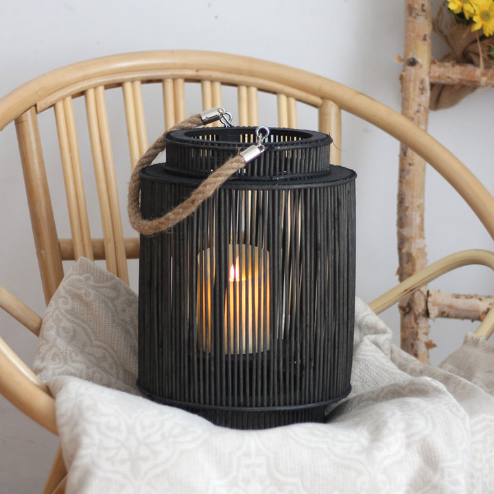 Decorative Rattan Lantern Bowlift