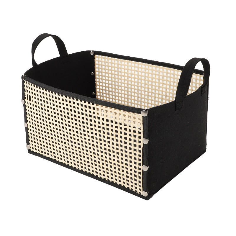 Multifunctional storage bowl made of bamboo and textile Bowlift