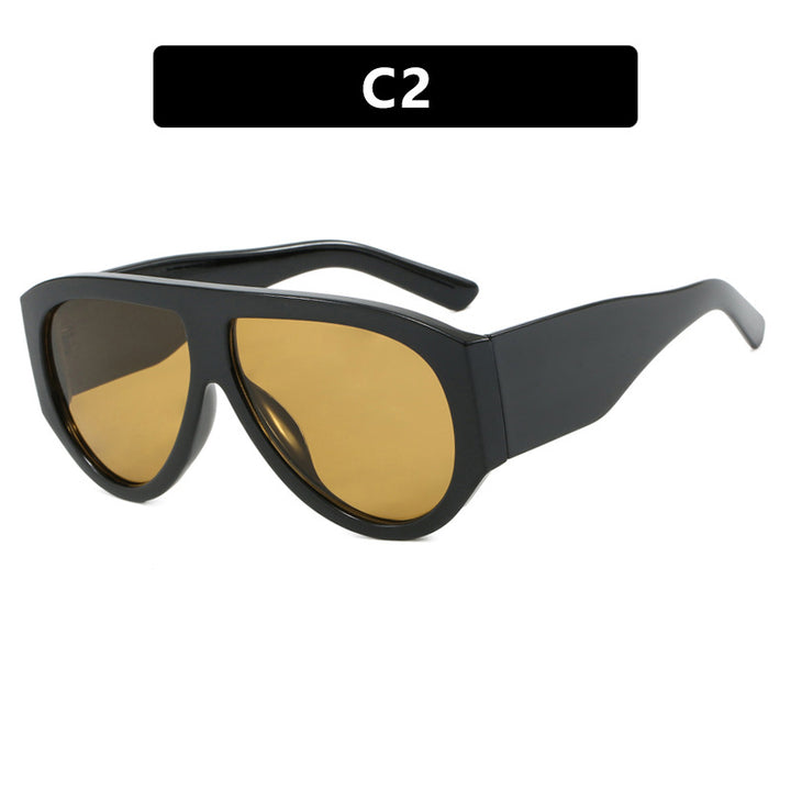 Ladies fashionable sunglasses in modern design with wide frame Bowlift