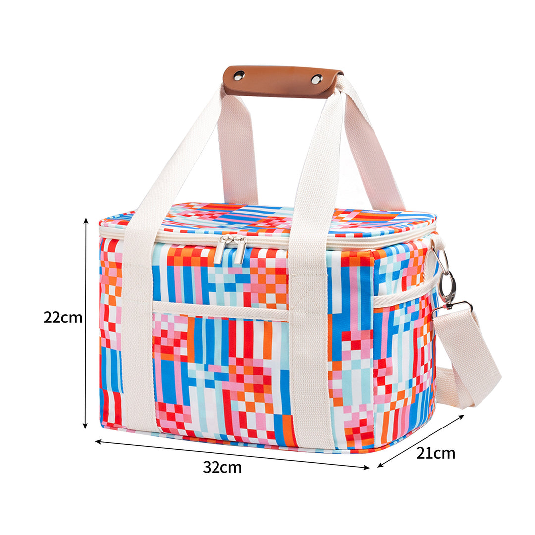 Insulated Floral Design Lunch Cooler Bag