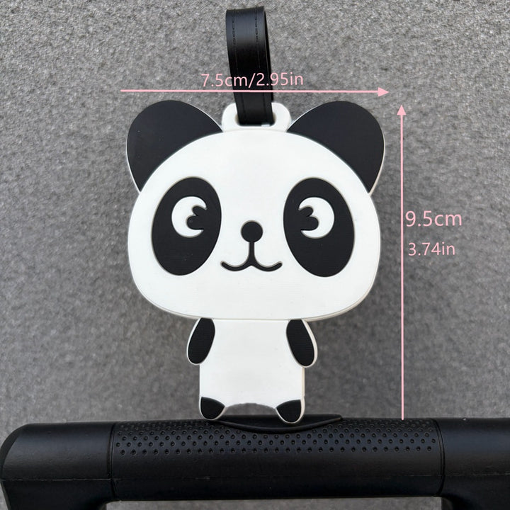 Panda-Themed Luggage Identifier Bowlift