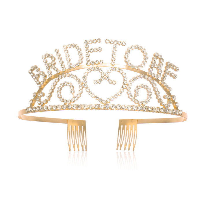 Ladies Glittering Bride Tiara Bowlift