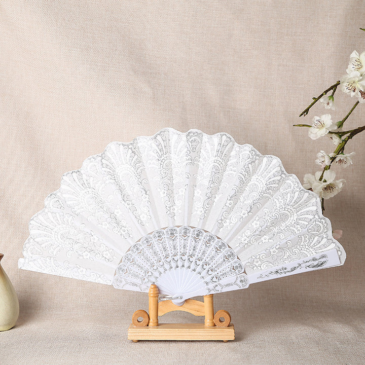 Ladies elegant lace fan Bowlift