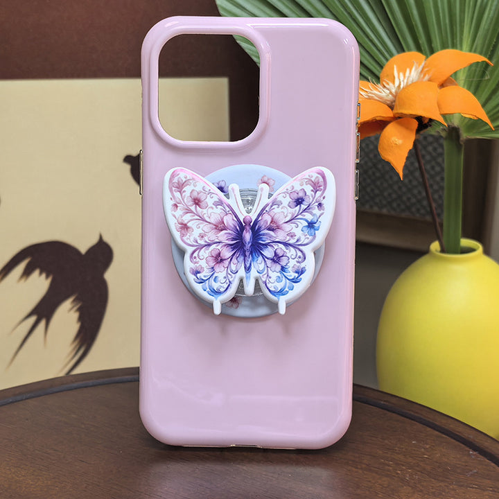 Butterfly-Themed Phone Grip Bowlift