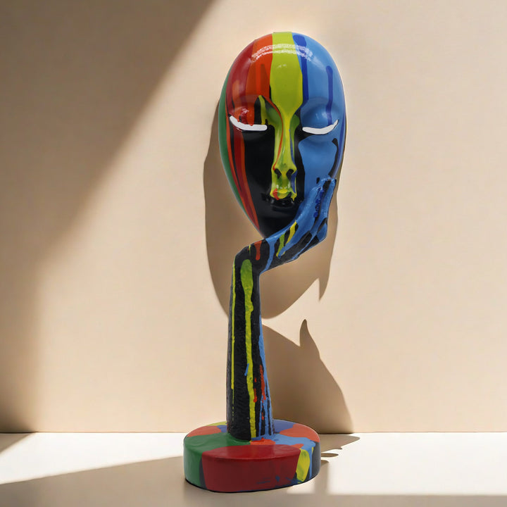 Artful decoration in the form of a thoughtful figure Bowlift