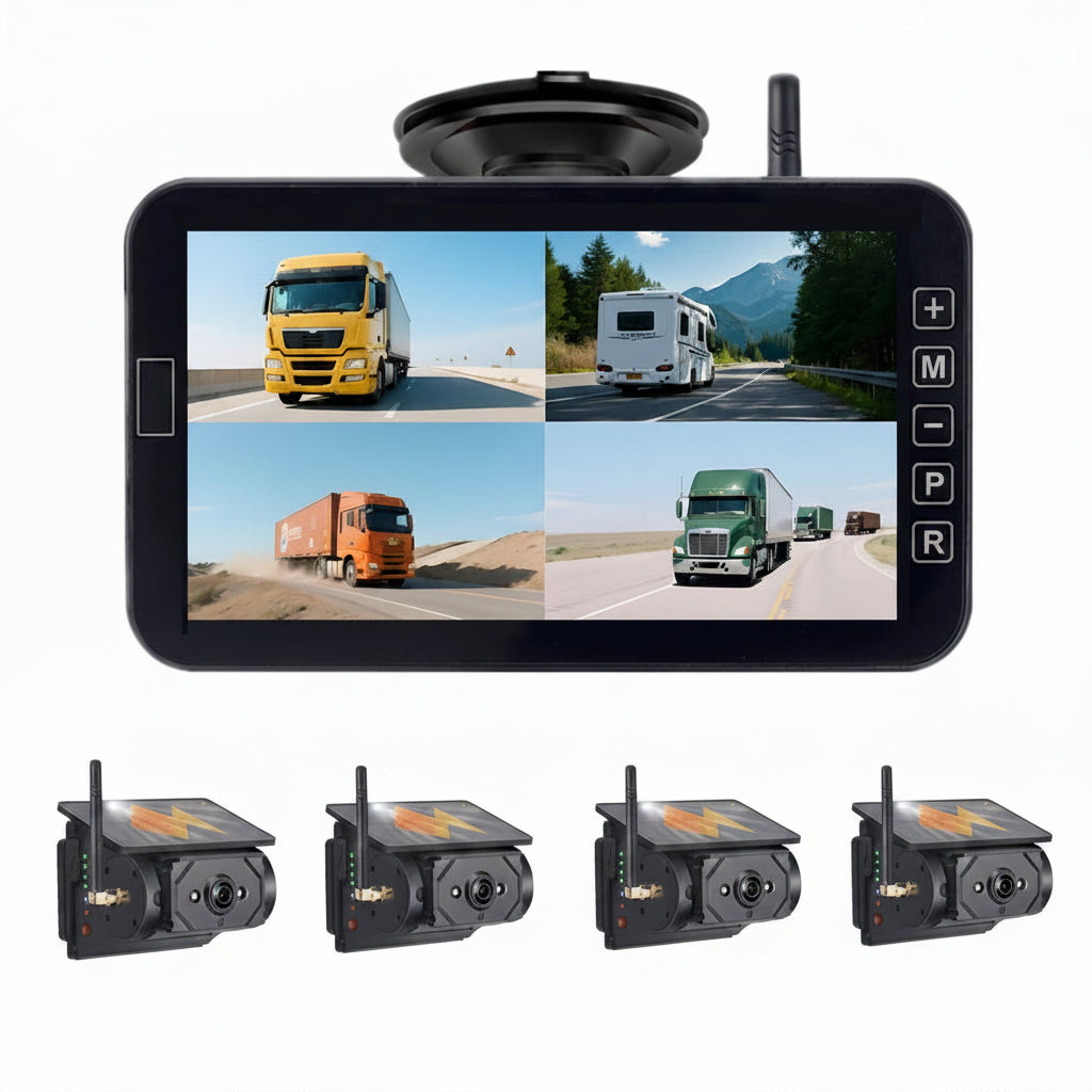 1080P Solar Magnetic Wireless Car Camera