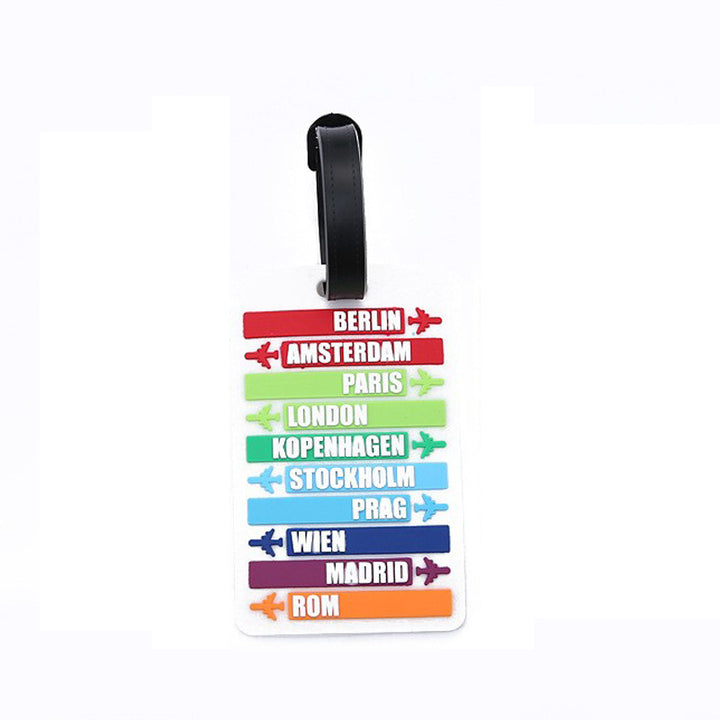 Unisex Luggage Tag with City Motifs Bowlift