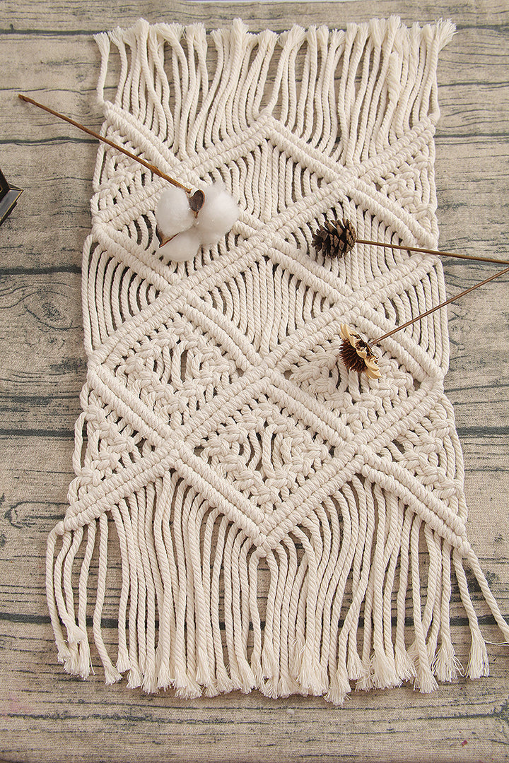 Bohemian Woven Macrame Table Runner Bowlift