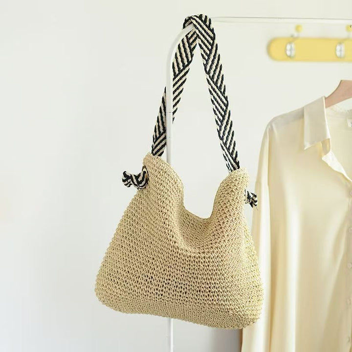 Large Handwoven Basket Shopper Bowlift