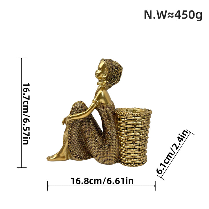 Decorative deer figure with glitter details Bowlift