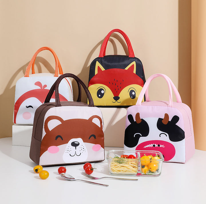 Insulated Lunch Bag with Playful Fox Design Bowlift