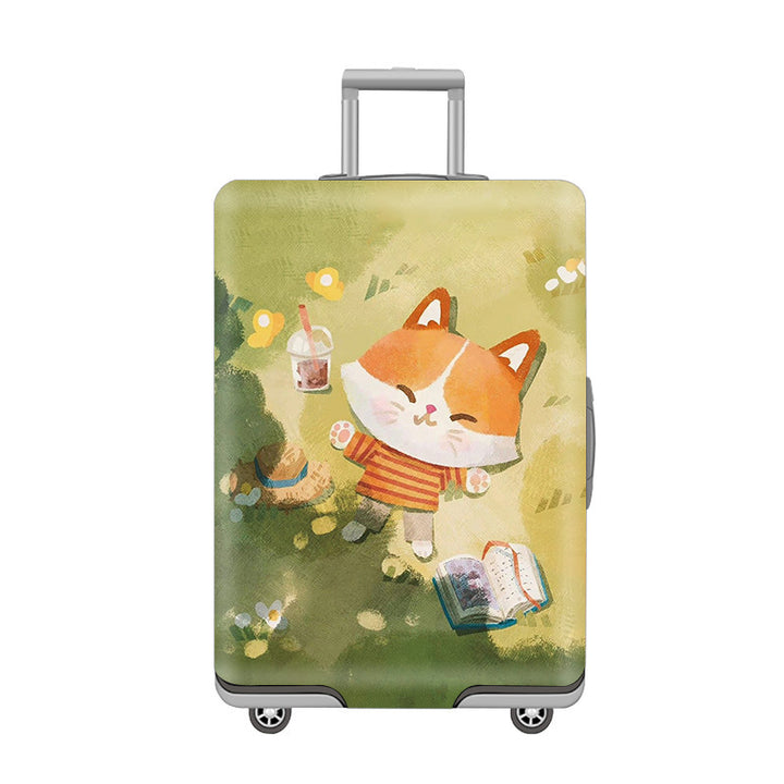 Cartoon Cat Design Hard Shell Luggage Bowlift