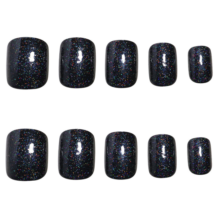 Glamorous Glitter-Infused Press-On Nail Set Bowlift