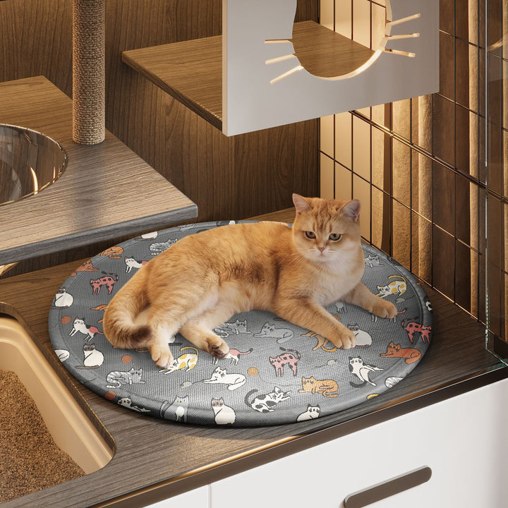 Decorative Pet Comfort Mat Bowlift