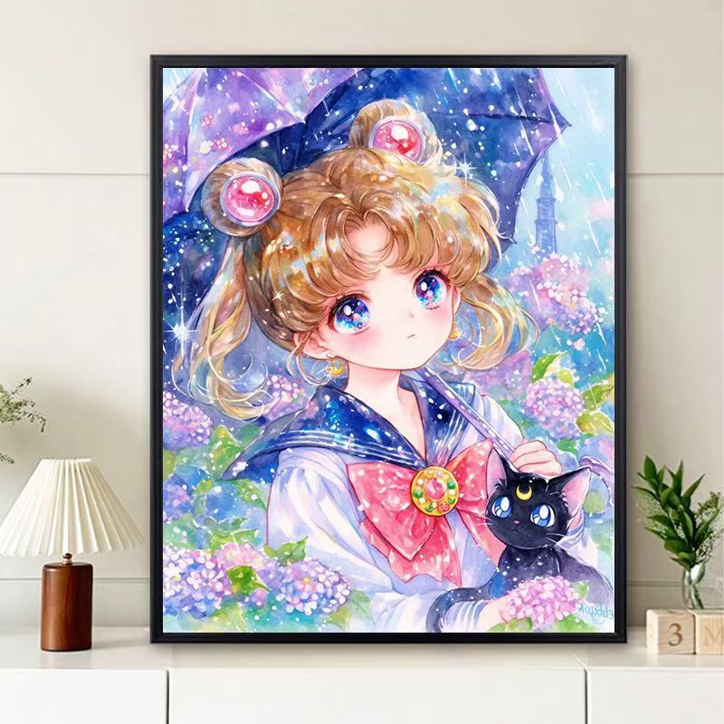 Whimsical Floral Character Art Print Bowlift