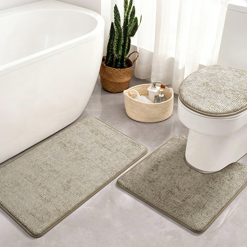 Non-Slip Bathroom Rug Set